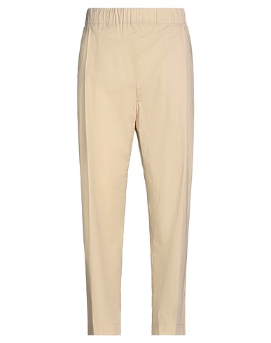 LANEUS Casual trouser Beige 97% Cotton, 3% Elastane