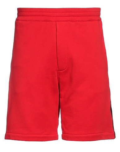 MCQUEEN Shorts & Bermuda Red 100% Cotton, Polyester