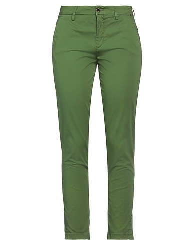 LIU •JO Pantalon Vert 97% Coton, 3% Élasthanne