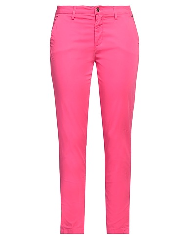 LIU •JO Casual trouser Fuchsia 97% Cotton, 3% Elastane