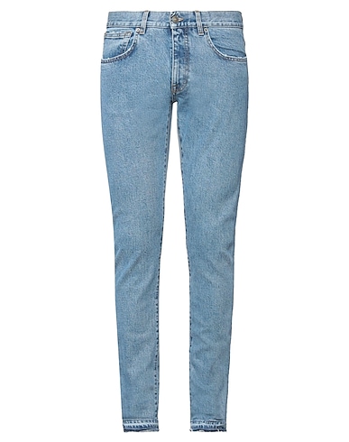 424 FOURTWOFOUR Denim pants Blue 98% Cotton, 2% Elastane