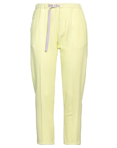 WHITE SAND Casual pants Lime green 47% Cotton, 30% Viscose, 20% Polyester, 3% Elastane