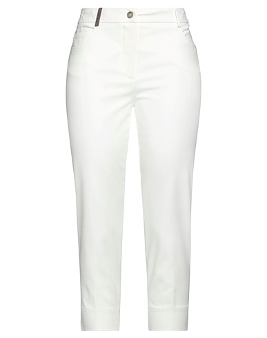 PESERICO Pantalone Off white 60% Cotone, 36% Viscosa, 4% Elastan