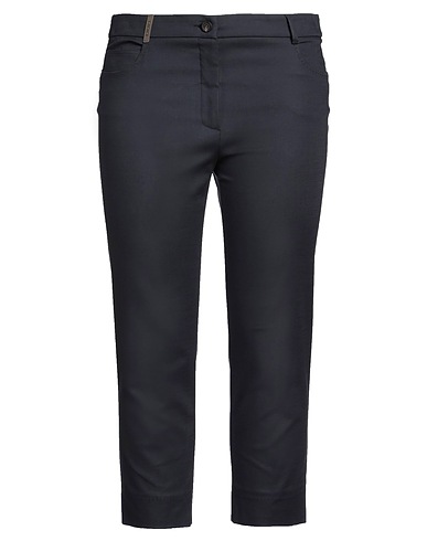 PESERICO Casual trouser Midnight blue 60% Cotton, 36% Viscose, 4% Elastane