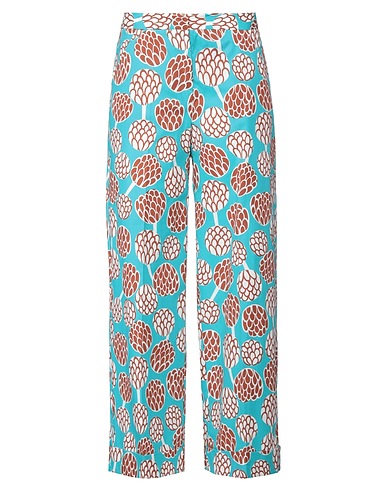 CAMICETTASNOB Casual trouser Turquoise 100% Cotton