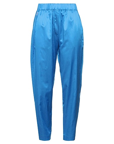 JIJIL Casual trouser Azure 58% Cotton, 35% Silk, 7% Elastane