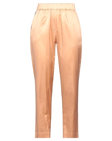 JIJIL Casual trouser Apricot 58% Cotton, 35% Silk, 7% Elastane