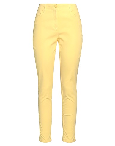 PENNYBLACK Casual trouser Yellow 96% Cotton, 4% Elastane