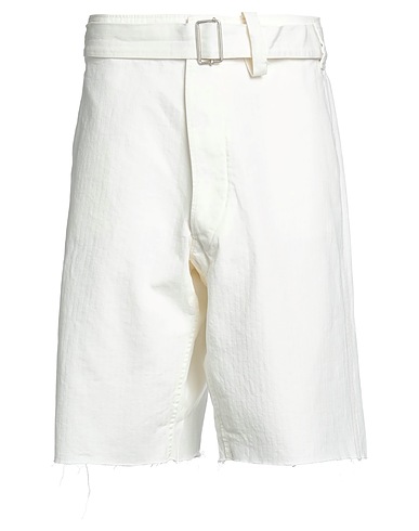 MAISON MARGIELA Shorts & Bermuda Ivory 100% Cotton