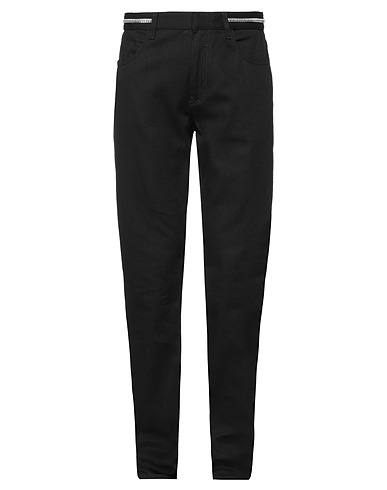 GIVENCHY Denim trousers Black 99% Cotton, 1% Elastane