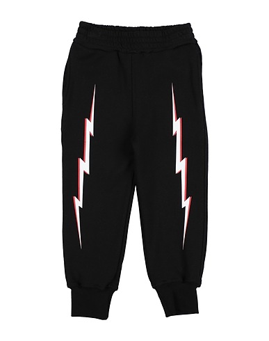 NEIL BARRETT Casual trouser KIDS Black 100% Cotton