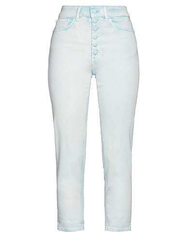DONDUP Denim trousers Azure 92% Cotton, 6% Elastomultiester, 2% Elastane