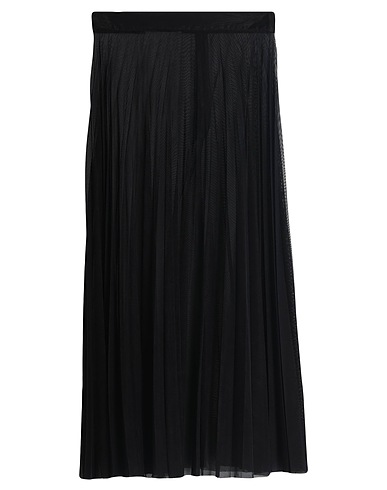MM6 MAISON MARGIELA Midi-Rock Schwarz 92% Polyester, 8% Elastan