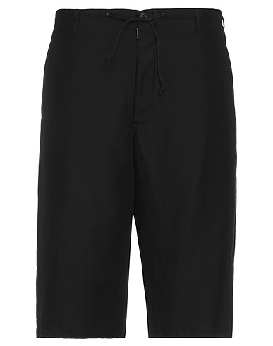MAISON MARGIELA Shorts & Bermuda Black 56% Viscose, 44% Linen