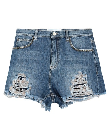 BLUGIRL Denim shorts Blue 96% Cotton, 4% Elastane