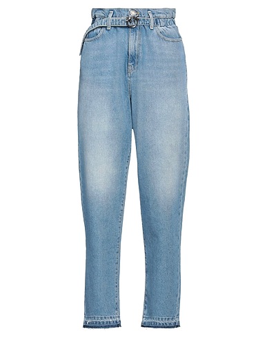 PINKO Denim trousers Blue 100% Cotton