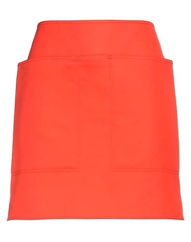 MAX MARA Mini skirt Orange 100% Cotton