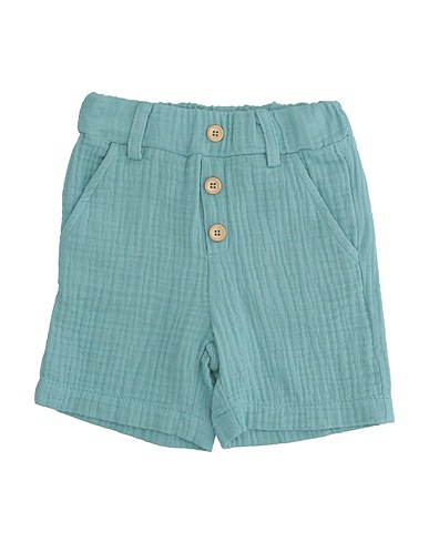 KID'S COMPANY Shorts & Bermuda Celeste 100% Cotone organico