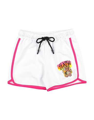 SLASH I AM WANT I AM Shorts & Bermudas Weiß 90% Baumwolle, 10% Elastan