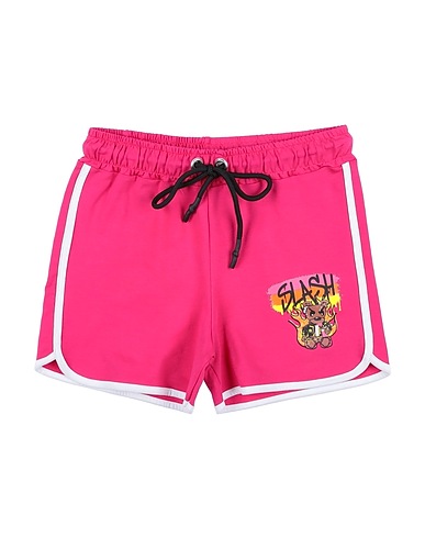 SLASH I AM WANT I AM Shorts & Bermuda Fuchsia 90% Cotton, 10% Elastane