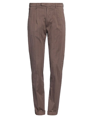 BRIGLIA 1949 チノパンツ チョコレートブラウン コットン 97% / ポリウレタン 3%