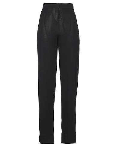 LIVIANA CONTI Casual pants Black 65% Viscose, 35% Polyamide