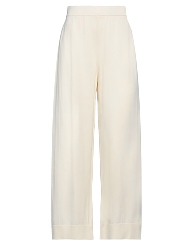 LIVIANA CONTI Pantalone Avorio 65% Viscosa, 35% Poliammide