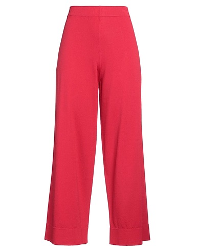 LIVIANA CONTI Casual pants Red 65% Viscose, 35% Polyamide