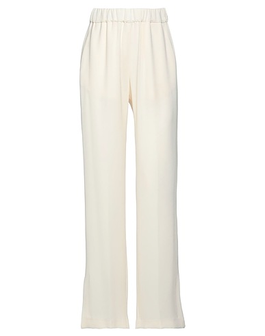 SEMICOUTURE Casual pants Beige 59% Triacetate, 41% Polyester