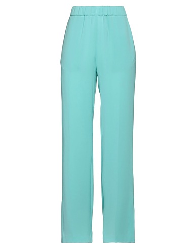 SEMICOUTURE Pantalone Verde chiaro 59% Triacetato, 41% Poliestere