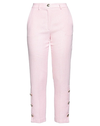 DENNY ROSE Casual trouser Pink 60% Cotton, 36% Polyester, 4% Other Fibres
