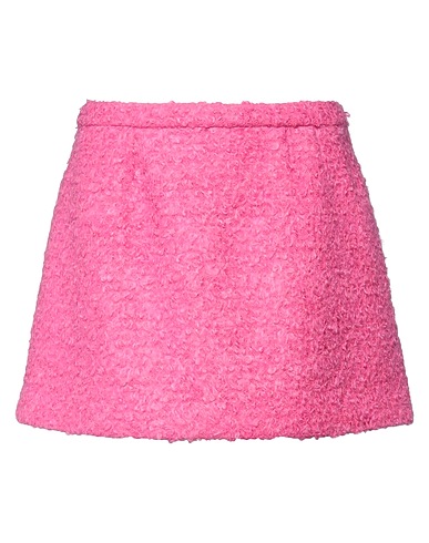 REDValentino Mini skirt Fuchsia 54% Wool, 33% Mohair wool, 13% Polyamide