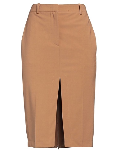 N°21 Midi skirt Camel 53% Polyester, 43% Wool, 4% Elastane