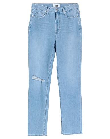 PAIGE Denim trousers Blue 92% Cotton, 6% Polyester, 2% Elastane