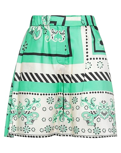 SIMONA CORSELLINI Shorts & Bermuda Green 100% Viscose