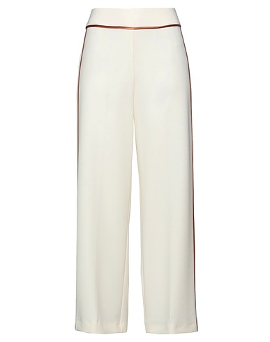 SIMONA CORSELLINI Casual trouser Beige 94% Polyester, 6% Elastane