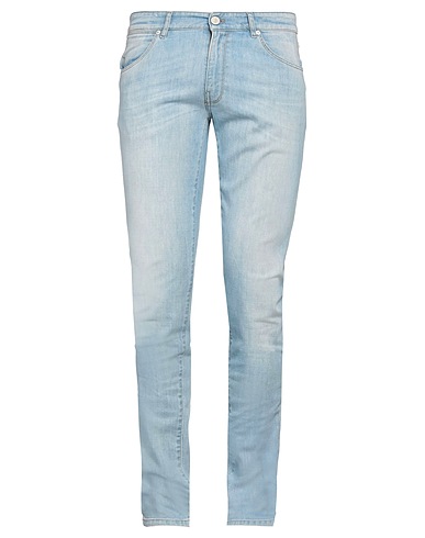 PT Torino Denim trousers Blue 92% Cotton, 6% Elastomultiester, 2% Elastane