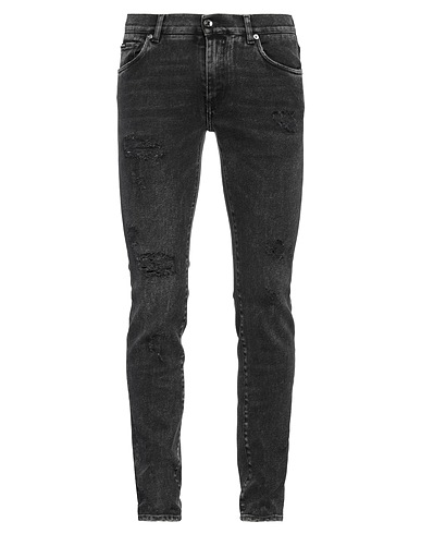 DOLCE&GABBANA Denim pants Black 98% Cotton, 2% Elastane