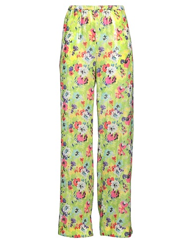 MSGM Casual pants Light green 100% Polyester