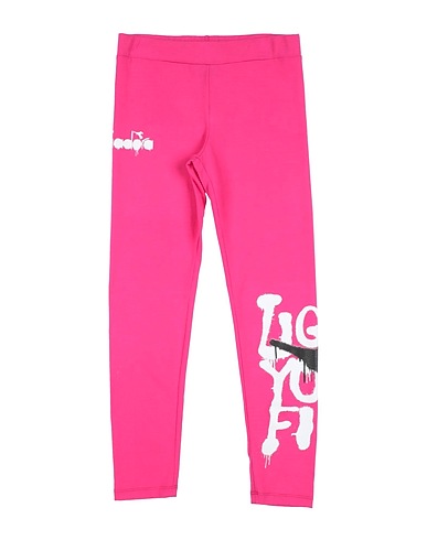 DIADORA Leggings Fuchsia 96% Cotton, 4% Lycra®