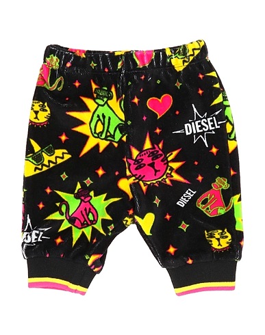 DIESEL Casual trouser Black 75% Cotton, 25% Polyester
