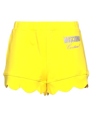MOSCHINO Shorts & Bermuda Yellow 100% Cotton