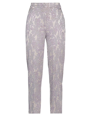 SOALLURE Casual trouser Mauve 83% Viscose, 11% Polyamide, 5% Polyester, 1% Elastane