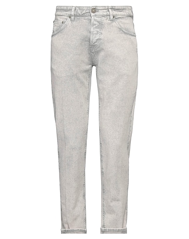 PT Torino Denim trousers Light grey 98% Cotton, 2% Elastane