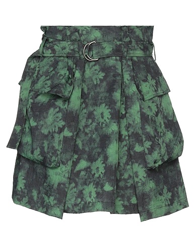 KENZO Mini skirt Dark green 100% Polyamide