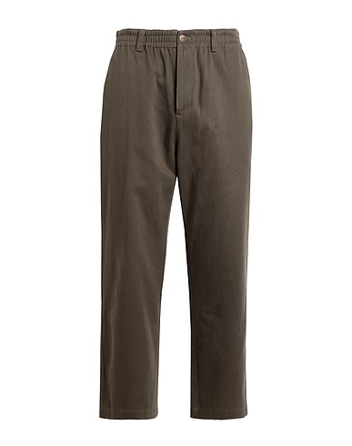 BUTTER GOODS Pantalone Verde militare 100% Cotone