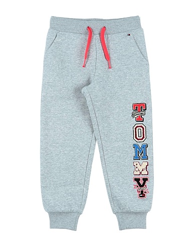 TOMMY HILFIGER Casual trouser Light grey 70% Cotton, 30% Polyester, Elastane