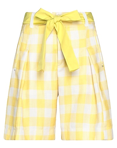 HIGH Shorts & Bermuda Giallo ocra 100% Poliestere