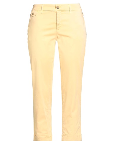 JACOB COHЁN Pantalone Giallo pastello 96% Cotone, 4% Elastan