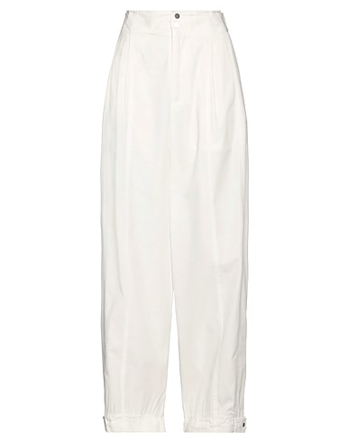 BOTTEGA VENETA Casual trouser White 72% Cotton, 20% Viscose, 8% Polyester